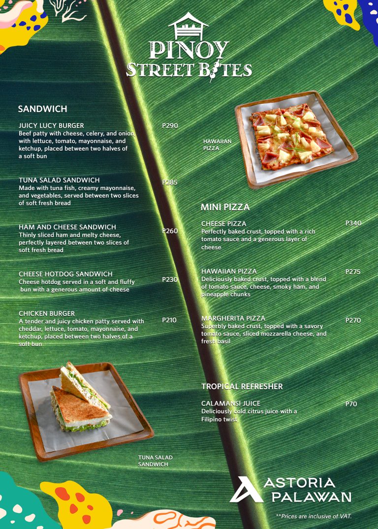 PINOY STREETBITES MENU PAGE 2