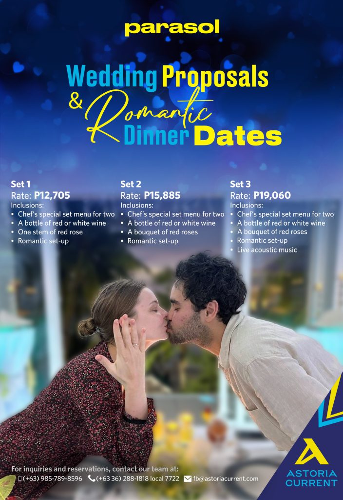 Romantic dinner for bookbind