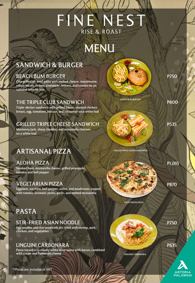 FINE NEST MENU_FRONT