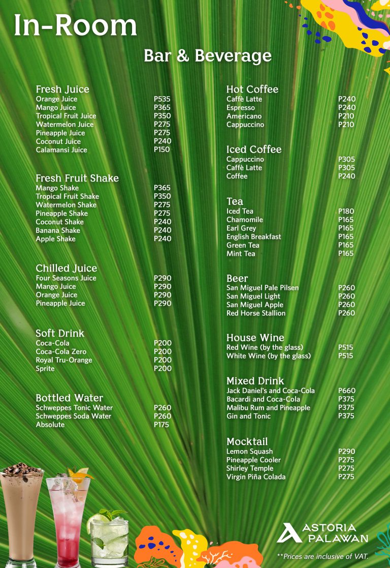 In-Room Bar n Bev P1