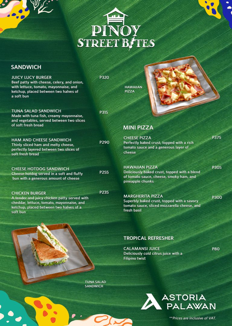 PINOY STREETBITES MENU PAGE 2