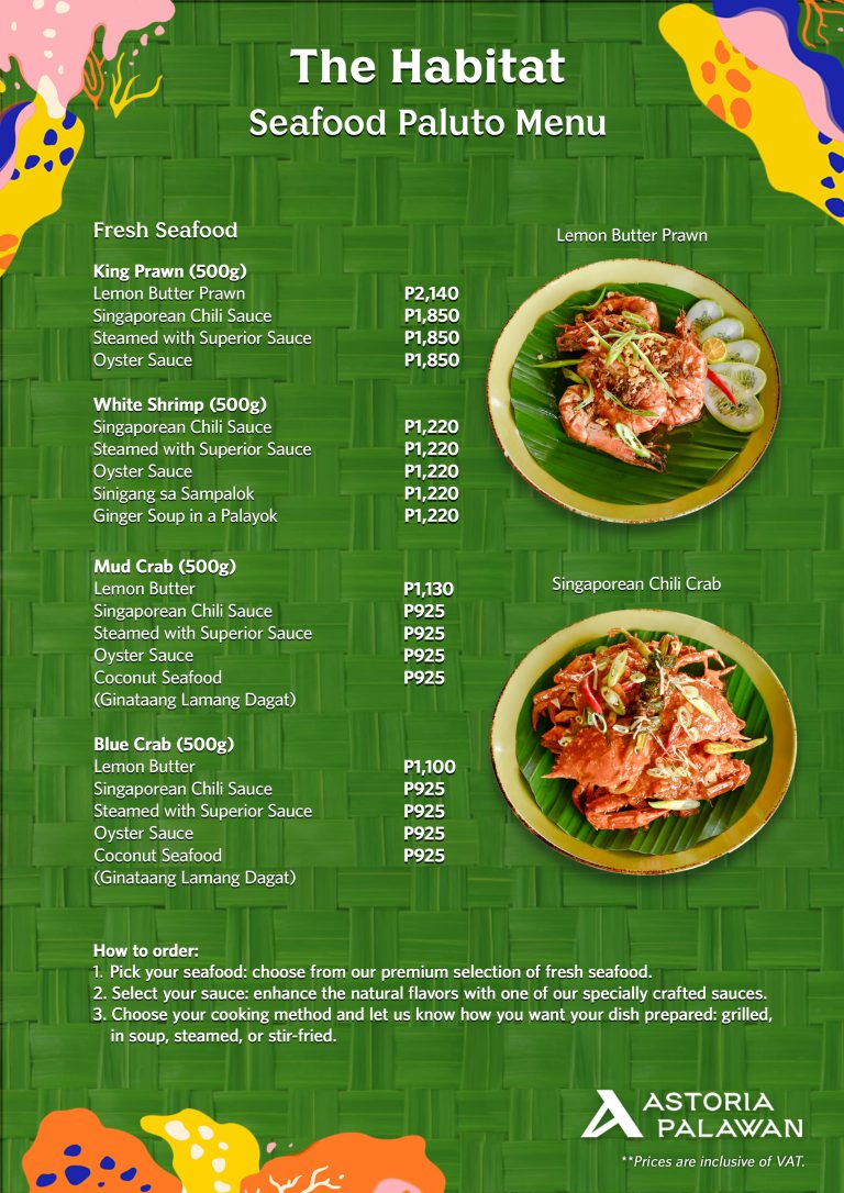 SEAFOOD PALUTO MENU P2